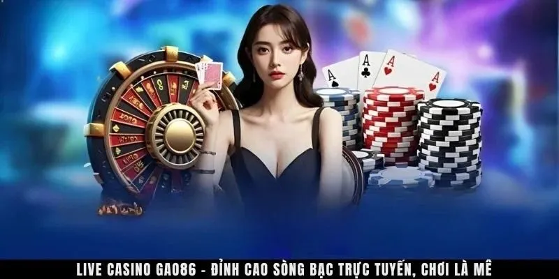 Live casino GAO86 - Đỉnh cao sòng bạc trực tuyến, chơi là mê