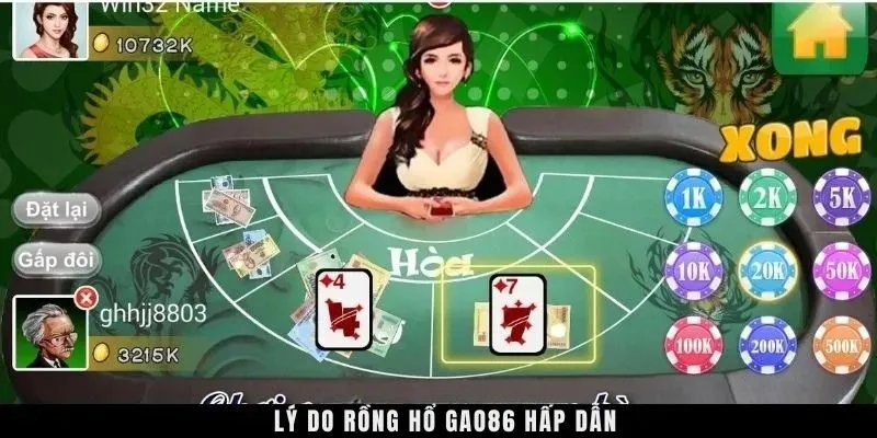 Lý do rồng hổ GAO86 hấp dẫn