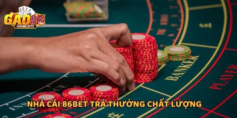 Thương hiệu 86BET an toàn, uy tín